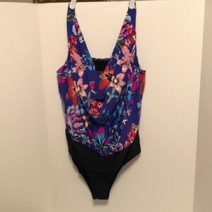 Athena (nwot)one piece swim suit, medium